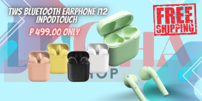 TWS Bluetooth Earphone i12 in Pod Touch Airpod (Wireless)