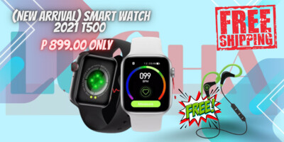 Smart Watch 2021 T500 + Freebie Earphone