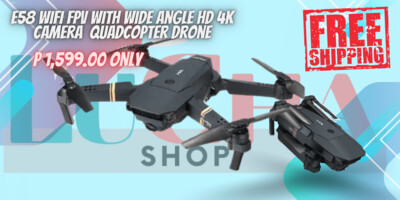 E58 WIFI FPV RC Quadcopter Drone (HD 4K Camera Height)