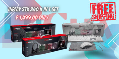 INPLAY STX-240 4 in 1(Keyboard,Mouse,Headset, and Mousepad)