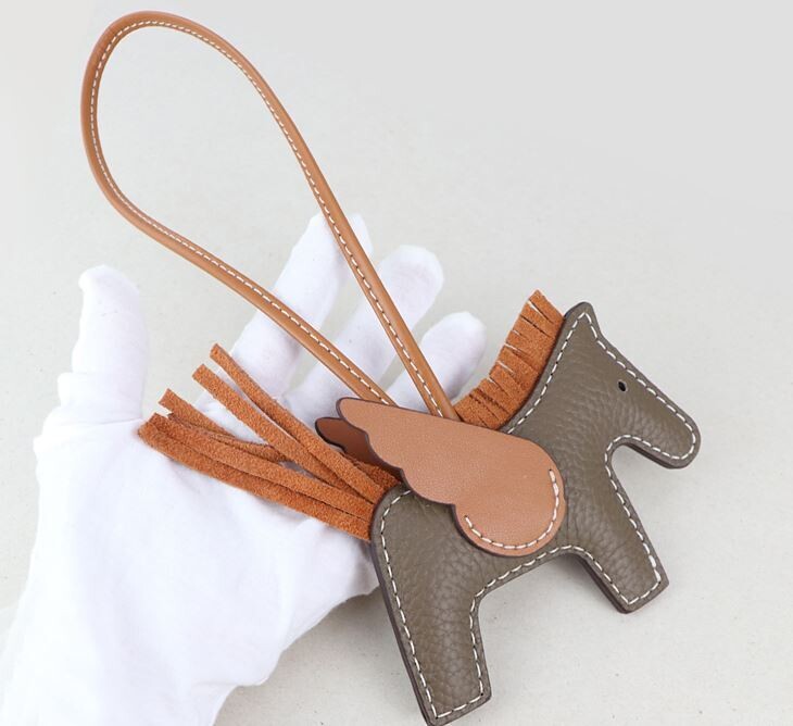Rodeo Pegasus Pegase PM Small style DIY handmade kit Make your own leather bag charm Inspired by Hermes