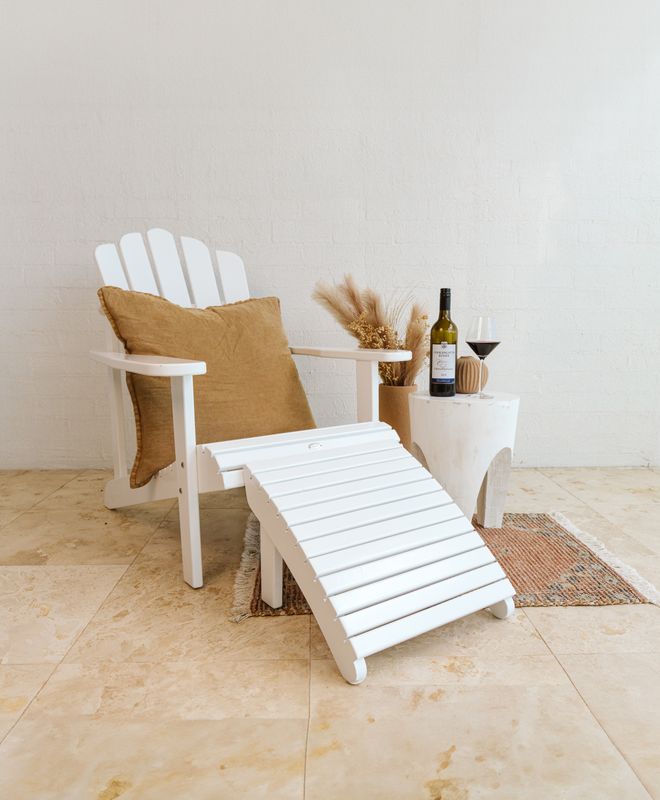 Classic Deck Chair White