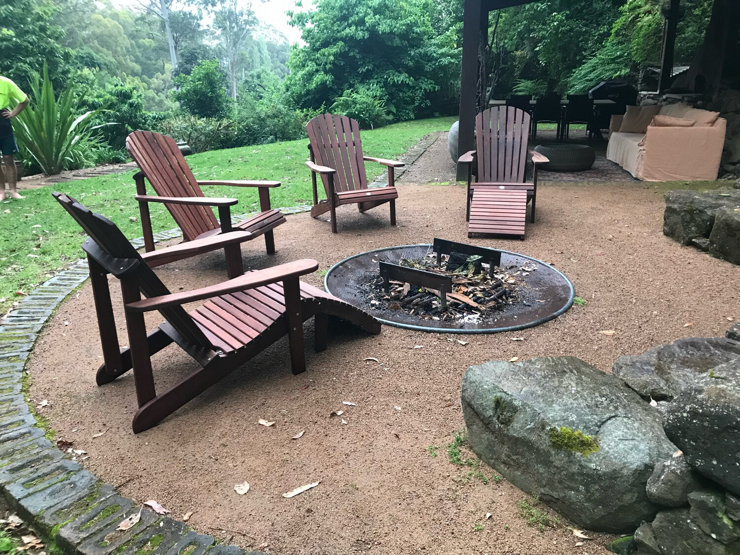 Fan-Back Deck Chair Oiled finish