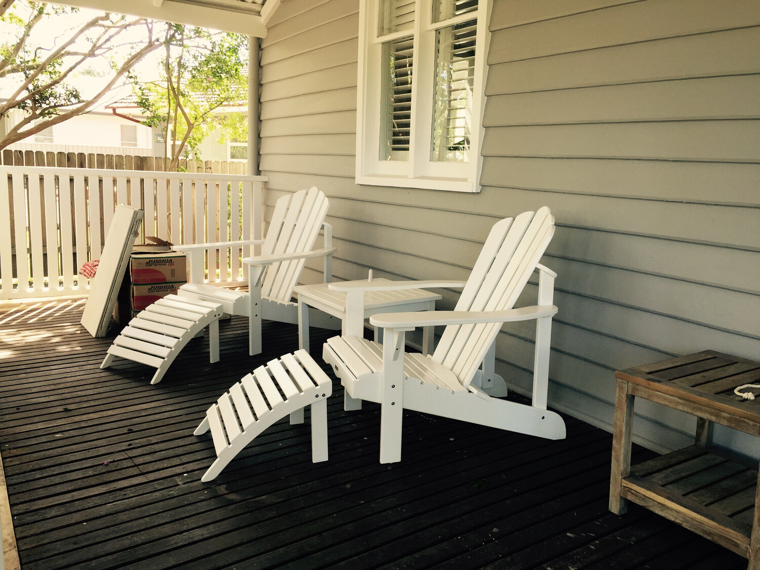 Footrest Capecod White