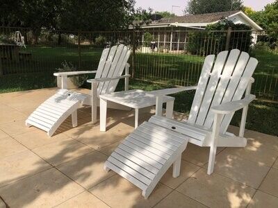 HDPE Footrest Classic White