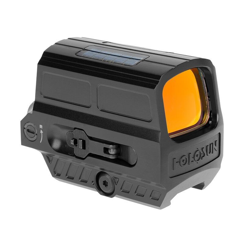 Holosun HE512C-GD Gold Multi-Reticle Circle Dot Enclosed Reflex Sight w/ Solar Failsafe and Shake Awake