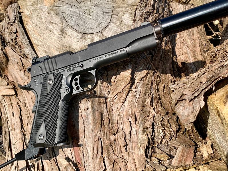 Walther 1911 Gold Cup .22lr Long Barrelled Pistol