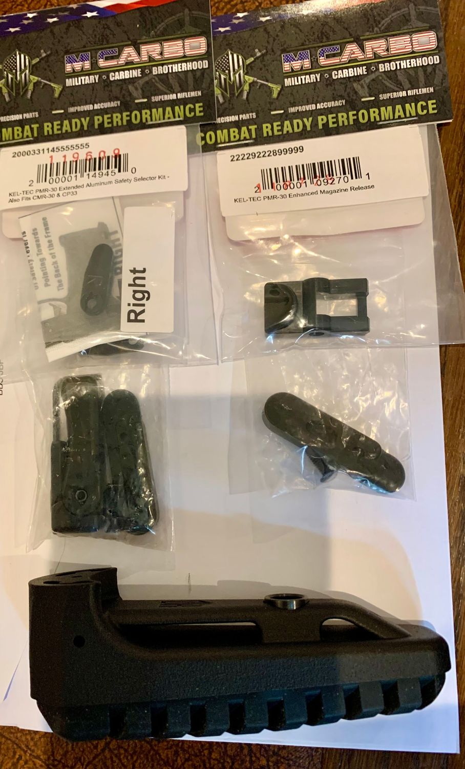 X - Keltec CMR30 Parts Bundle for Eric Chaume