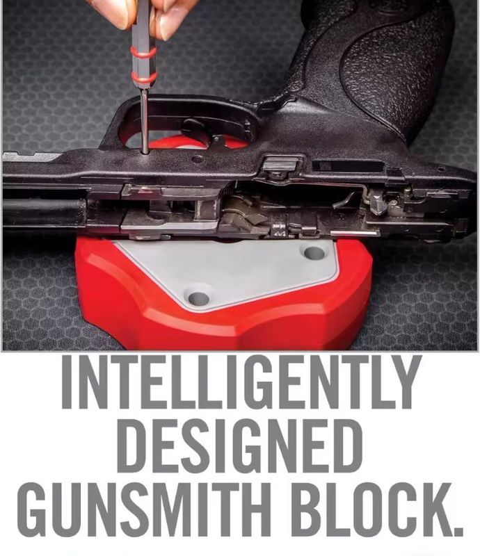 Universal Armourers Bench Block Non-Slip, Easy Pin Removal