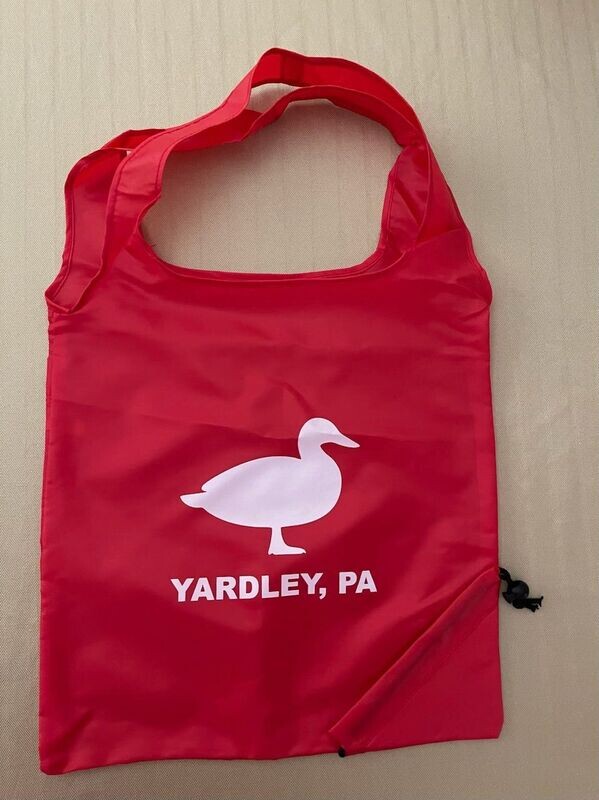 Corner Tote Bag, Yardley, PA, Red