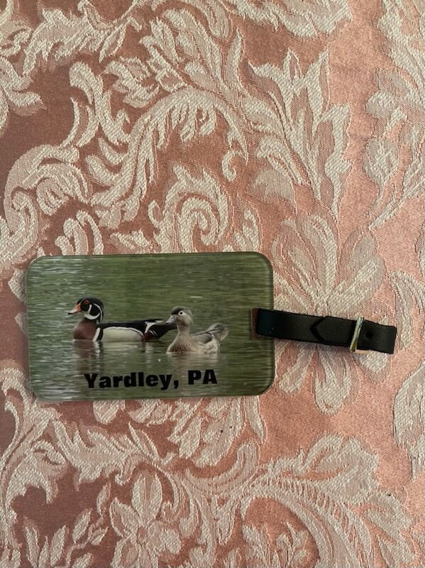 Luggage Tag, Wood Ducks, Yardley, PA