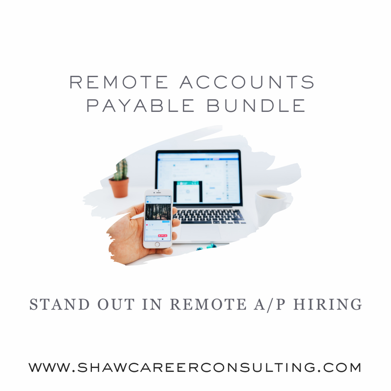 Remote Accounts Payable Resume Bundle
