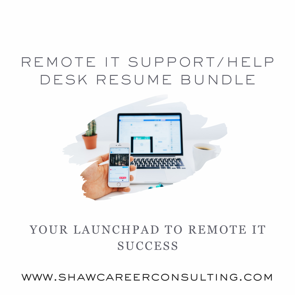 Remote IT Support/Help Desk Resume Bundle