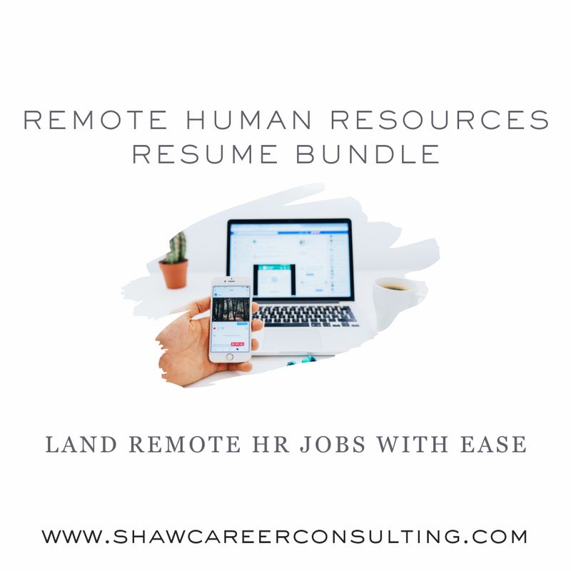 Remote Human Resources Resume Bundle