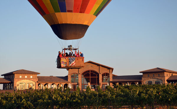 Gift Certificate for our Sunrise Hot Air Balloon flight for 4 people.