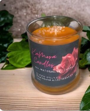 blood orange candle