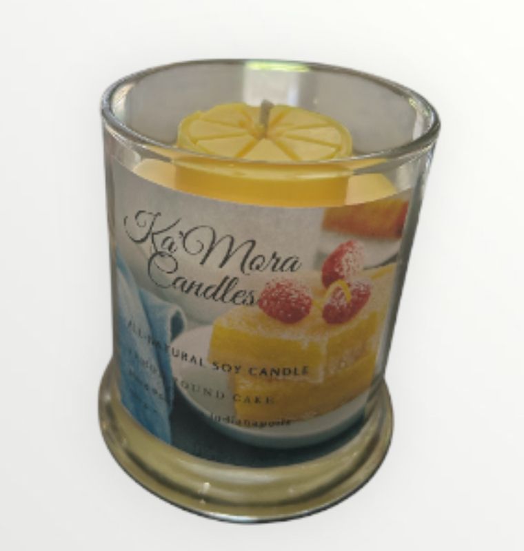 Lemon pound cake Candle