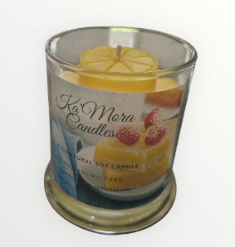 Lemon pound cake Candle