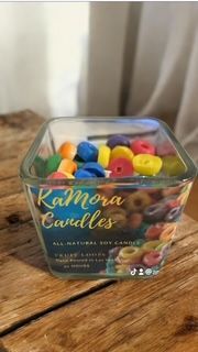 fruit loops candle