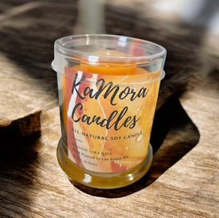 blood orange candle