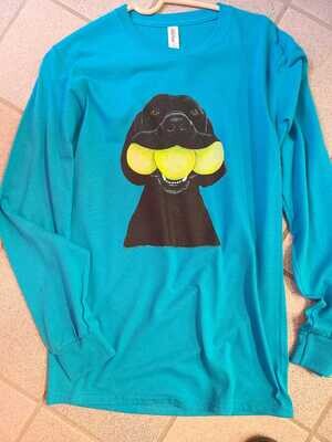 Labrador Long Sleeve, Size: Small, Color: Teal