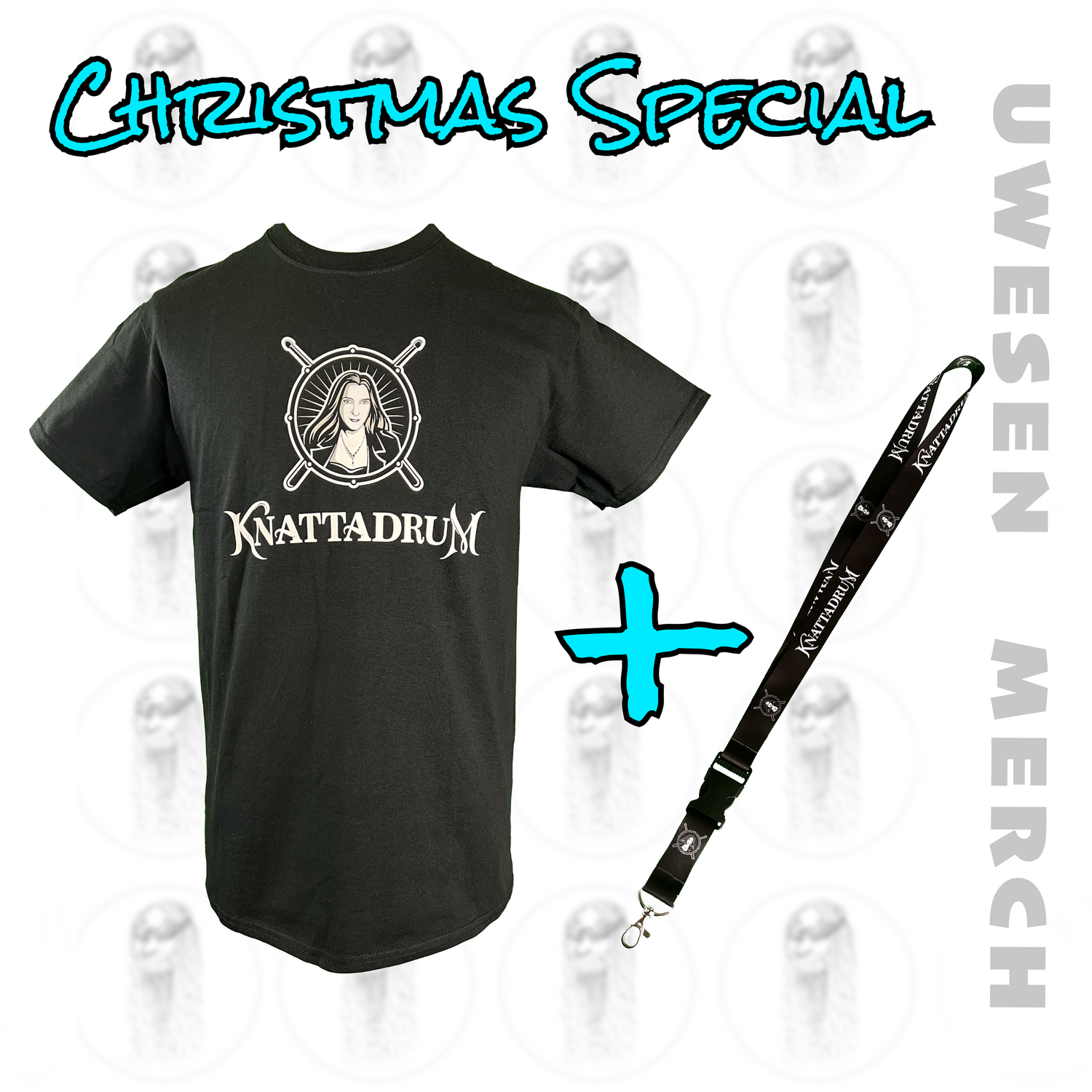 Christmas Special: Knattadrum - T-Shirt + Lanyard