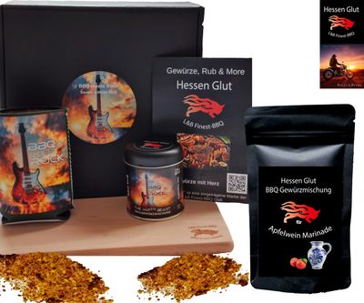 Hessen Glut Hessen Glut "BBQ meets Rock 2025" Partygrill-Box für Apfelwein-Freunde