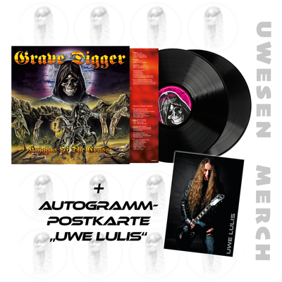 Grave Digger - Album Grave Digger - Album "Knights of the Cross" (2LP) inkl. signierte Autogrammkarte "Uwe Lulis"