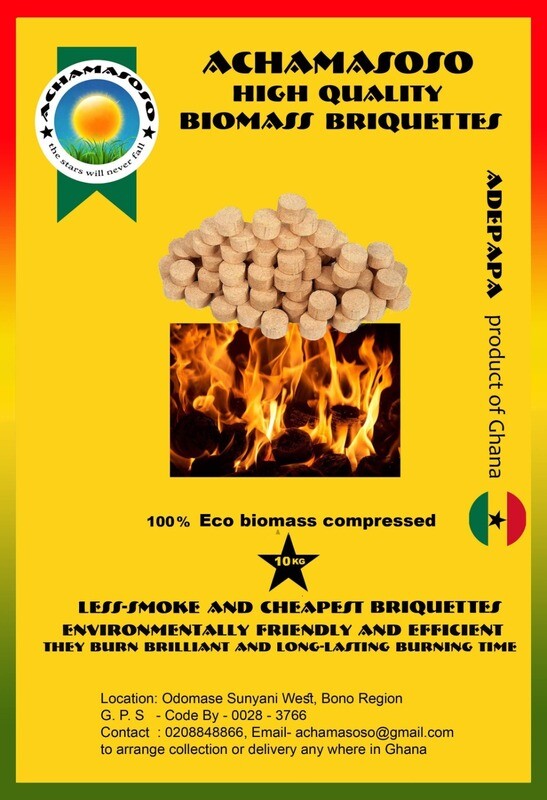 Eco- Biomass Briquettes -Weight, kg 10