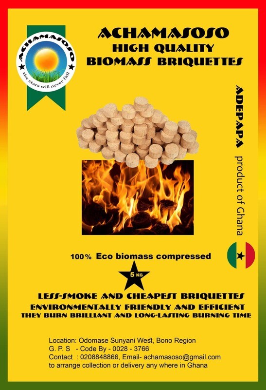 Eco- Biomass Briquettes -Weight, kg 5