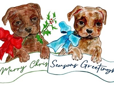 Puppy Multipack Christmas Cards