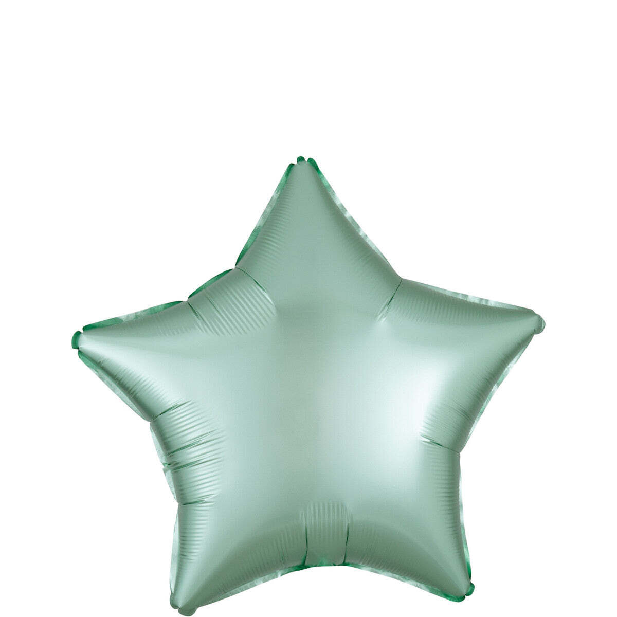 Mint Green Star Satin Luxe Foil Balloon 45cm