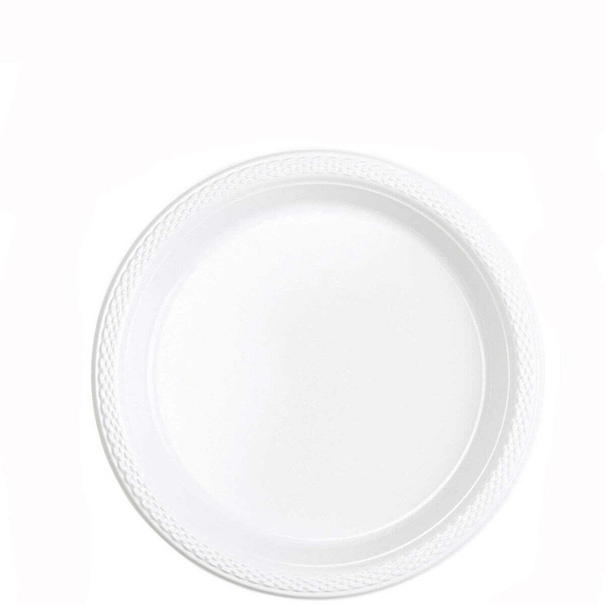 frosty white 7 inch plates