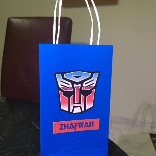 Transformer Personalized Paper Bags