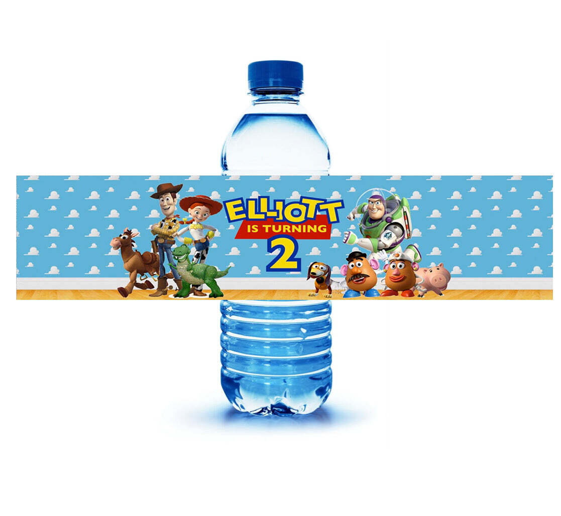 Custom Design -Toys Story Water Label