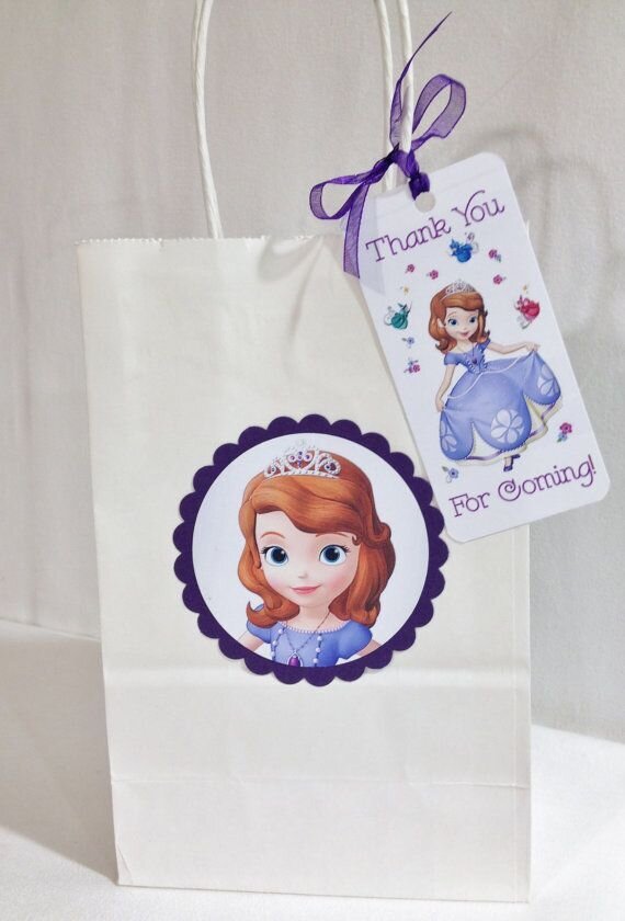 Sofia the First Personalized Paper Bags