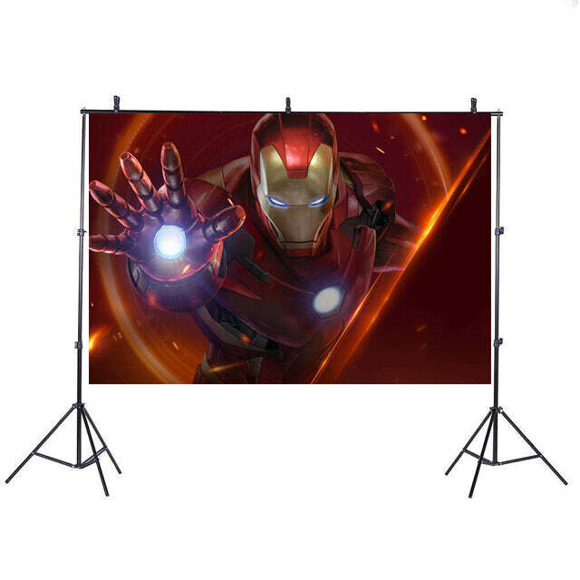 Ironman Personalized Backdrop Banner