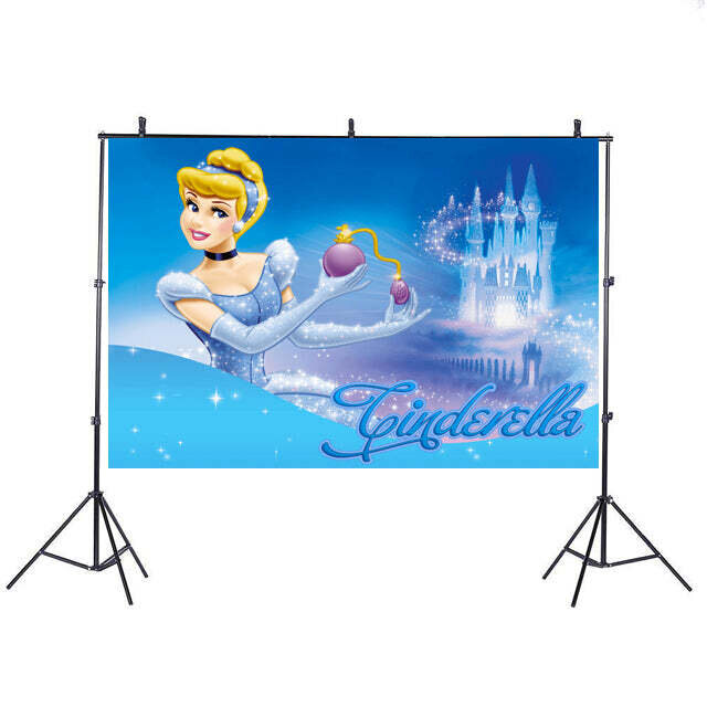Cinderella Theme Backdrop Banner