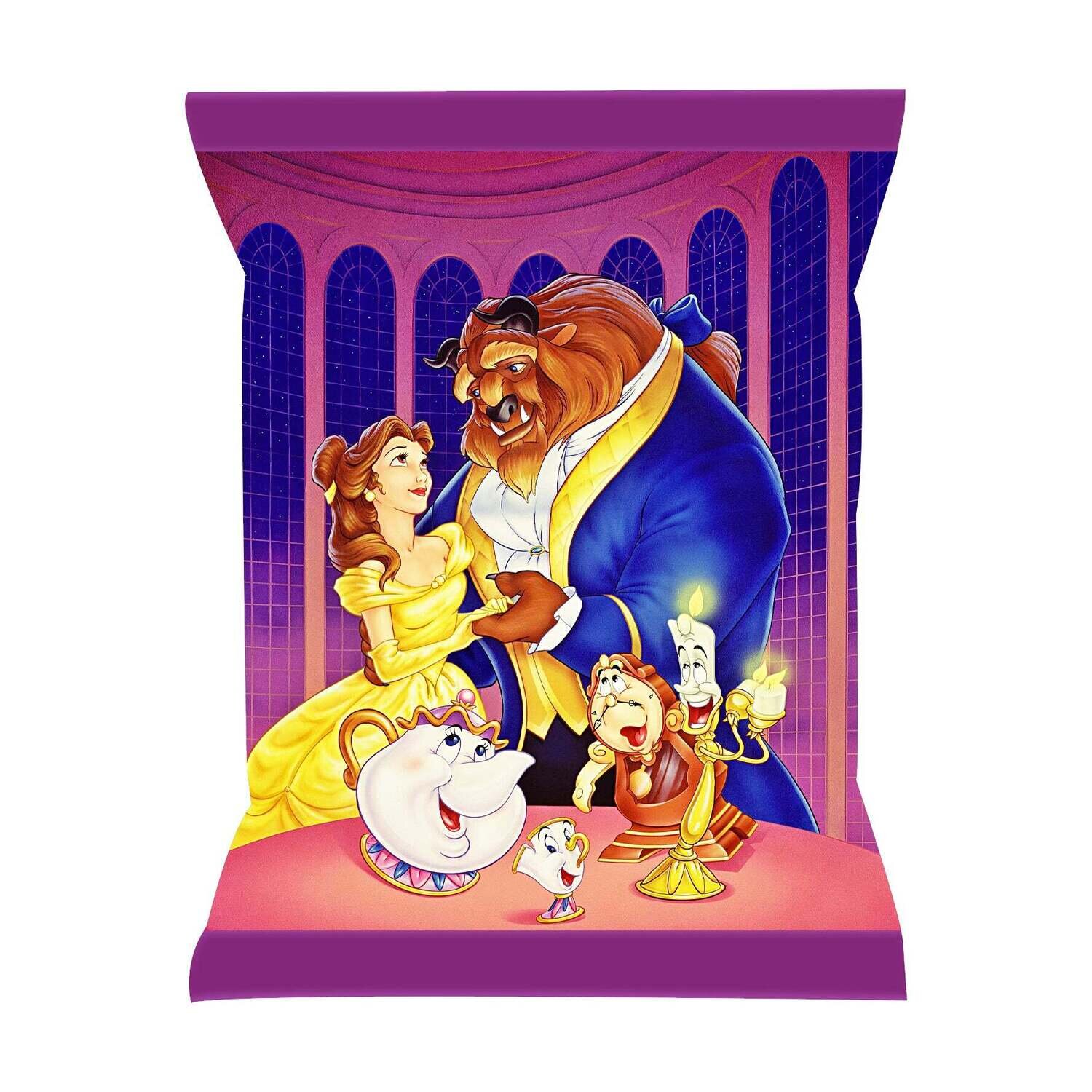 Beauty and the Beast Chips Label