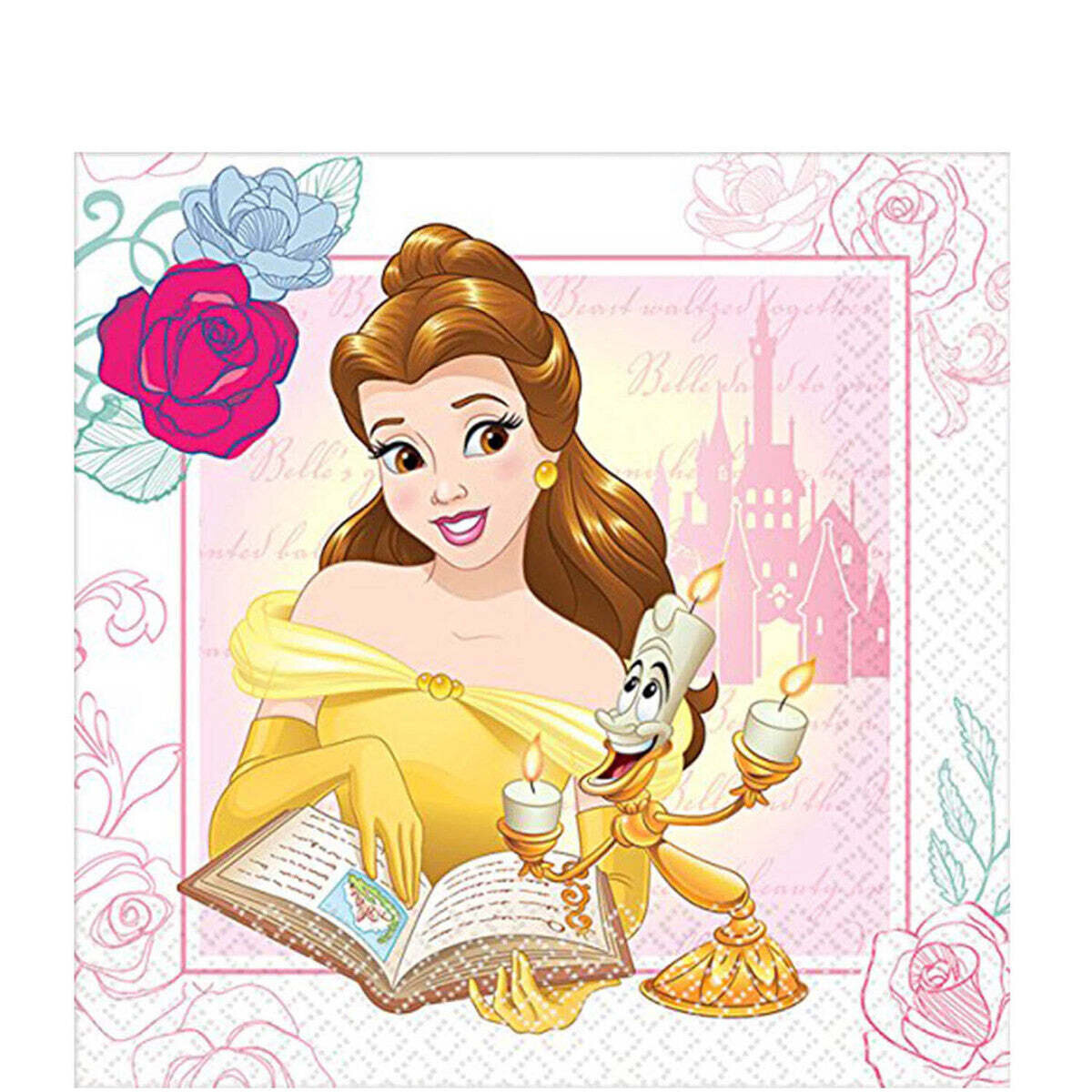 L NAPKINS BEAUTY AND THE BEAST