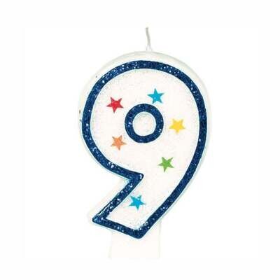NUMBER 9 BIRTHDAY CANDLE