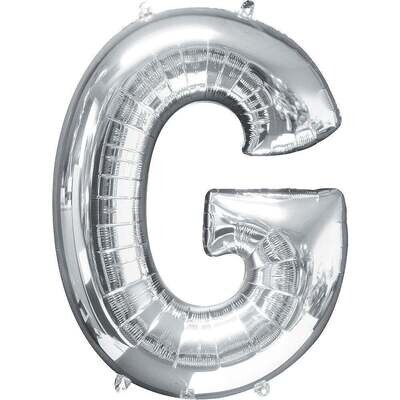 LETTER G SILVER F/B