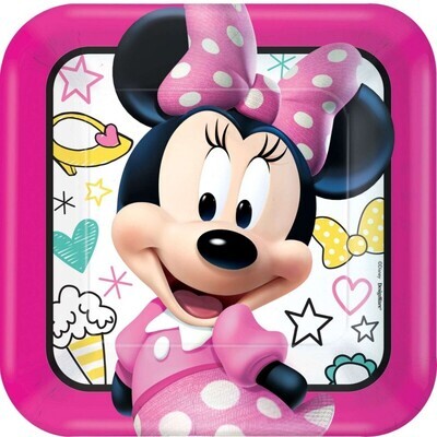 MINNIE MOUSE HAPPY HELPERS PLT 9" SQ