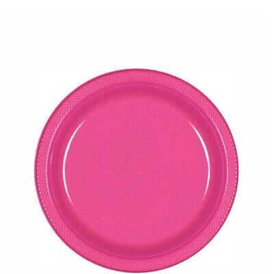 MAGENTA 7INCH PLATE 20 PCS IN PACK