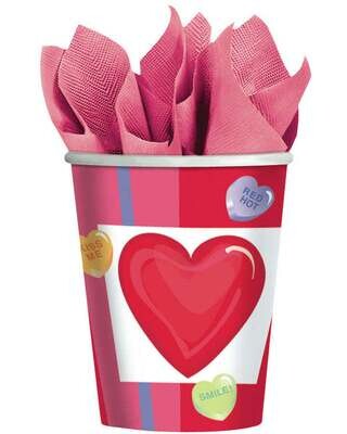 T/S CANDY HEARTS CUPS 9OZ