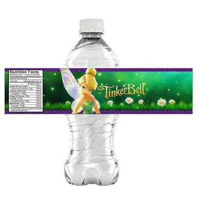 Tinker bell Water Labels