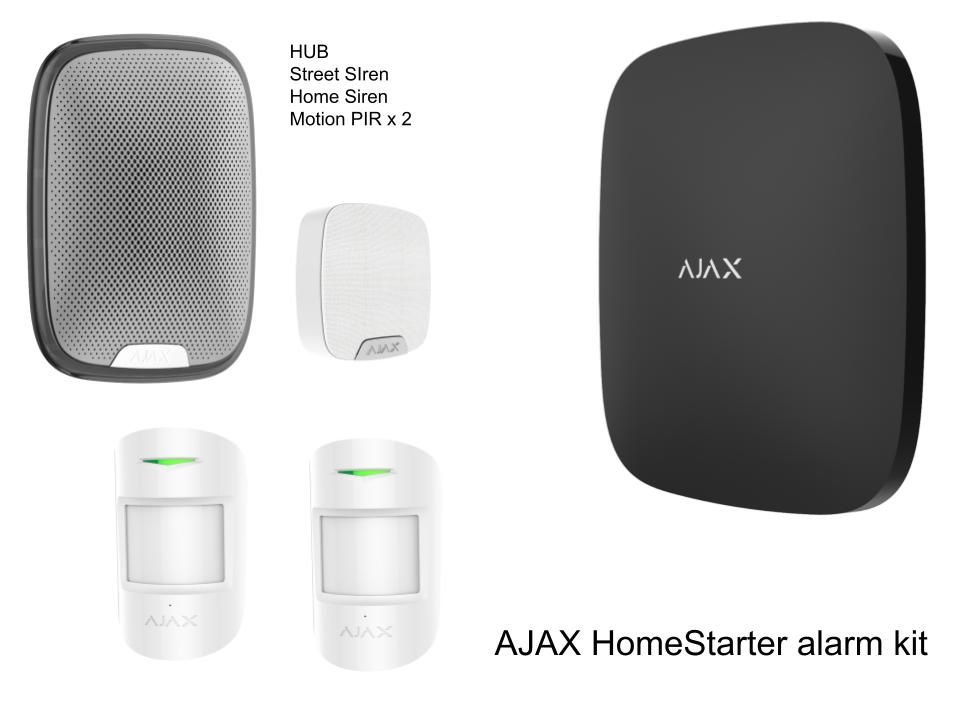 AJAX  HomeStarter alarm kit