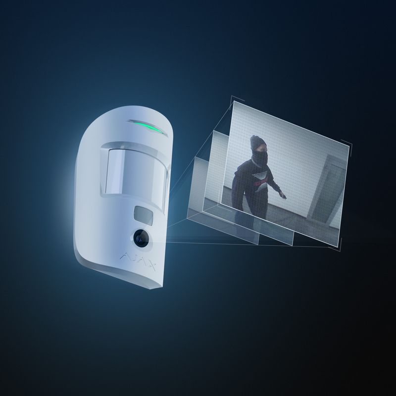 INDOOR MOTION + CAMERA detector range