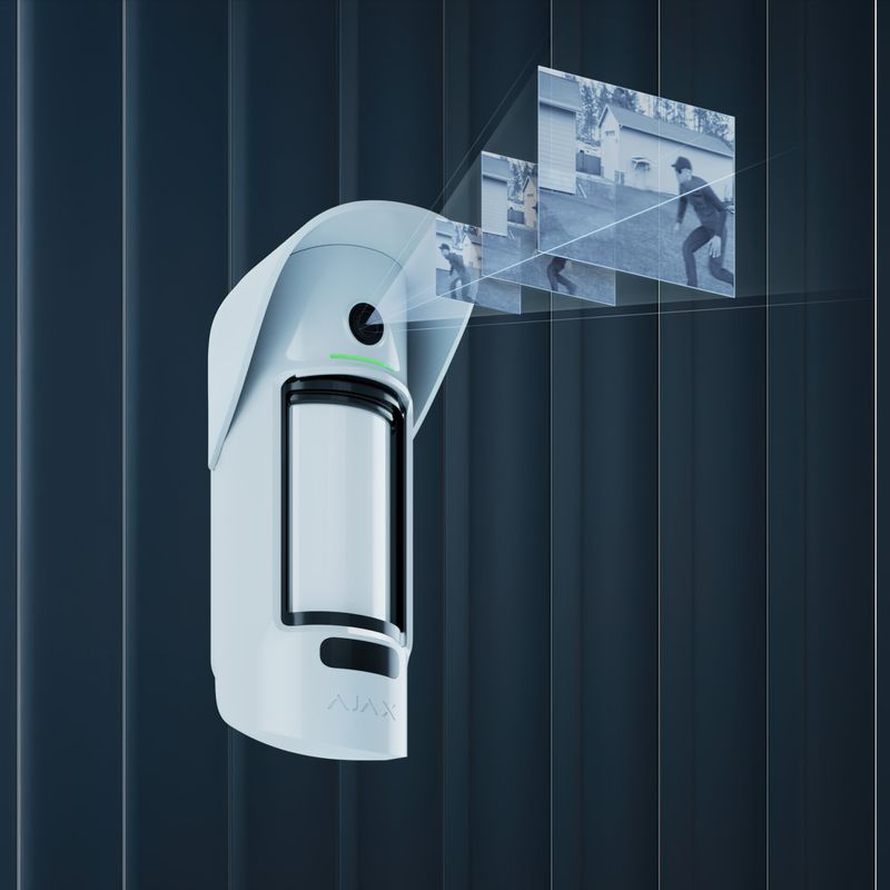 OUTDOOR MOTION + CAMERA detector range