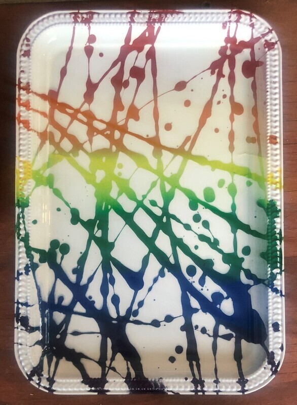 Abstract smoking/accessory tray